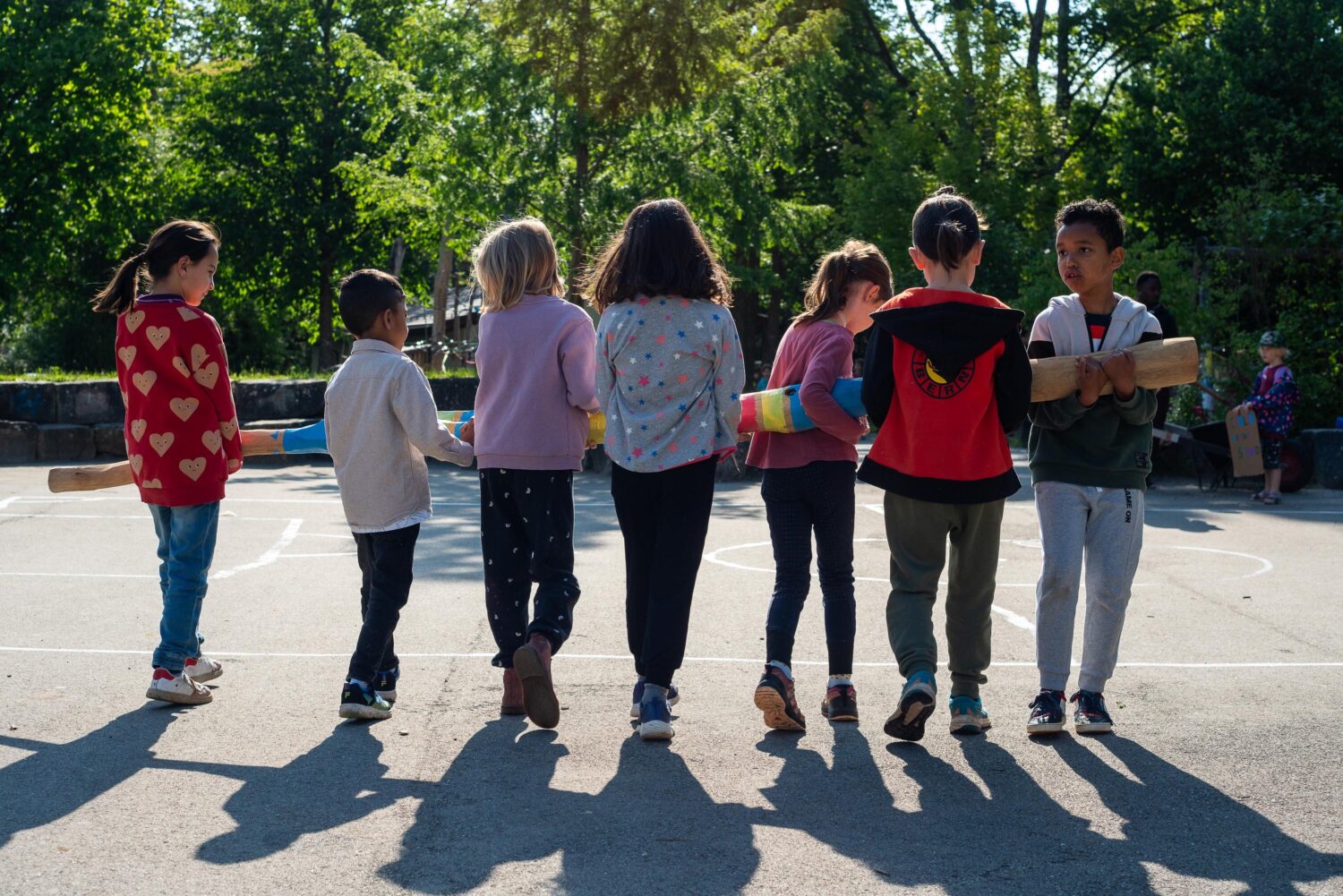 Lebensraum mit jungen Kindern gestalten – Projektwoche Aufwertung Pausenplatz