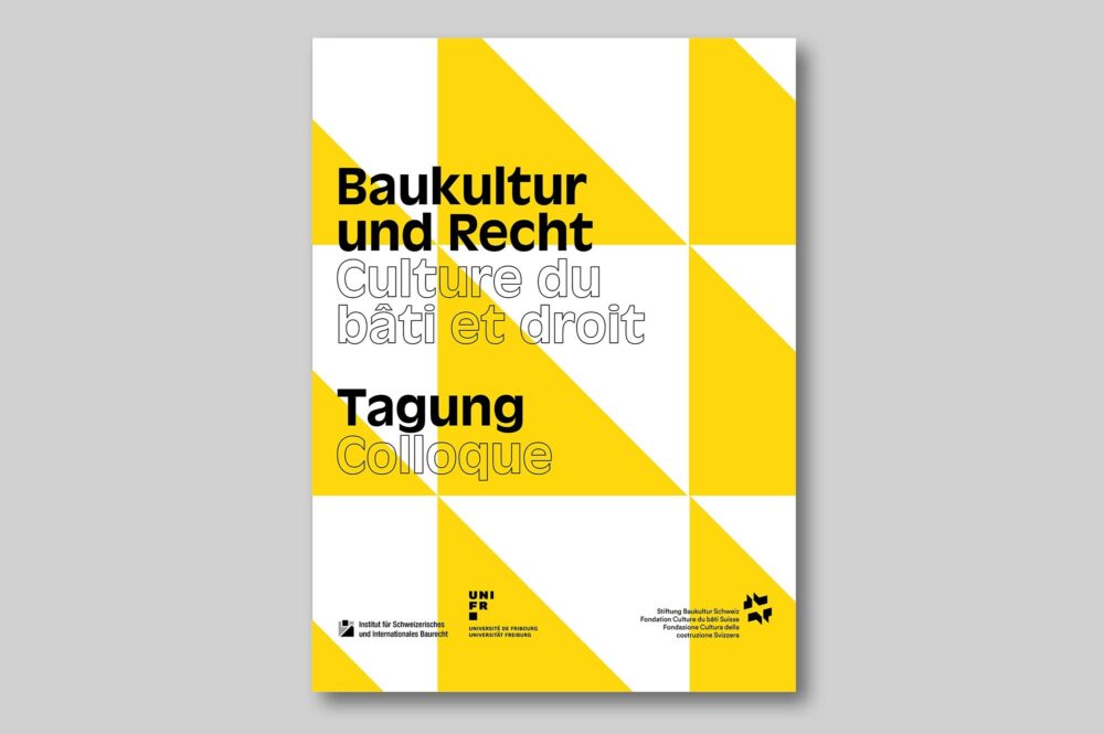 Stiftung Baukultur Culture du bâti et droit